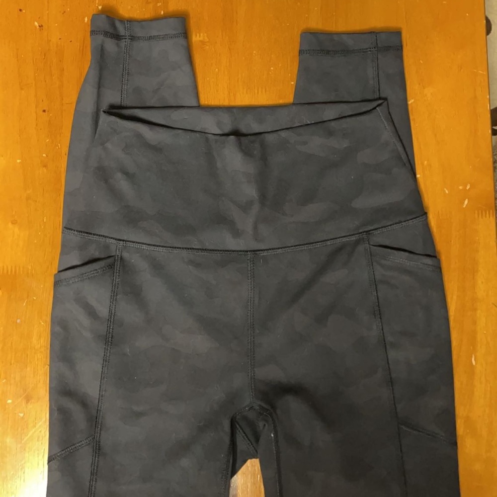 RBX Women's Black Camouflage Leggings